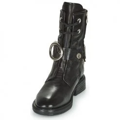 Airstep / A.S.98 FLOWER BUCKLE Couleur Noir 7 Airstep / A.S.98 FLOWER BUCKLE Couleur Noir -A.S.98 Soldes 20021521 500 C