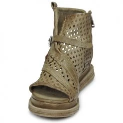 Airstep / A.S.98 LAGOS PERF Couleur Kaki -A.S.98 Soldes 21607772 500 C