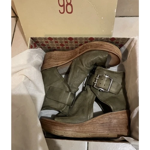 Airstep / A.S.98 Chaussure Couleur Kaki 3 Airstep / A.S.98 Chaussure Couleur Kaki